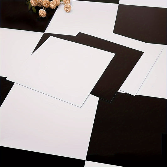 Waterproof Peel and Stick PVC Floor Tile for Living Room, Bathroom