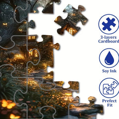 1000pcs Adult Seamless Puzzle Durable Portable Beginner Halloween