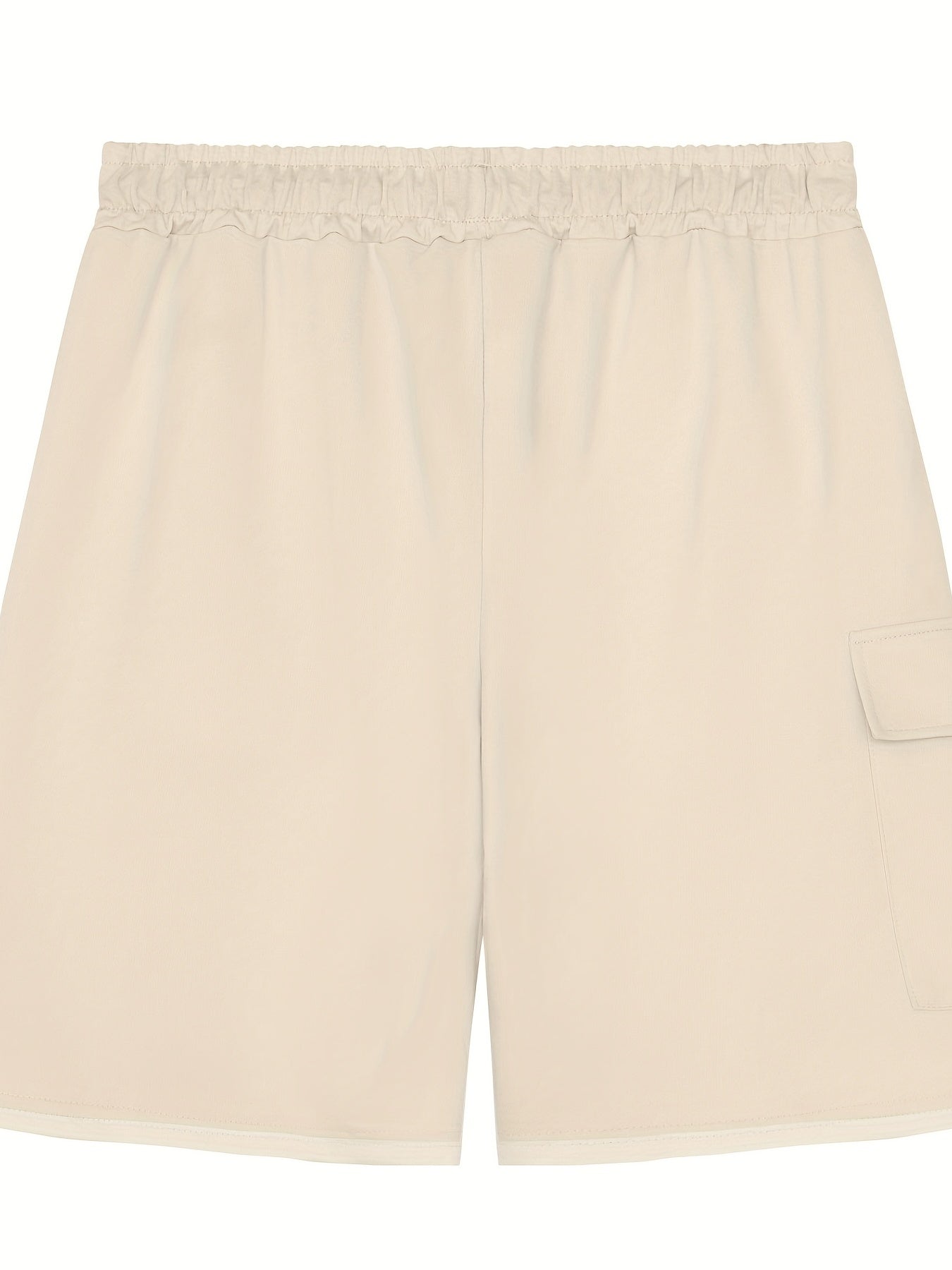 Men's Cargo Short Pants Drawstring Flap Pocket Loose Shorts