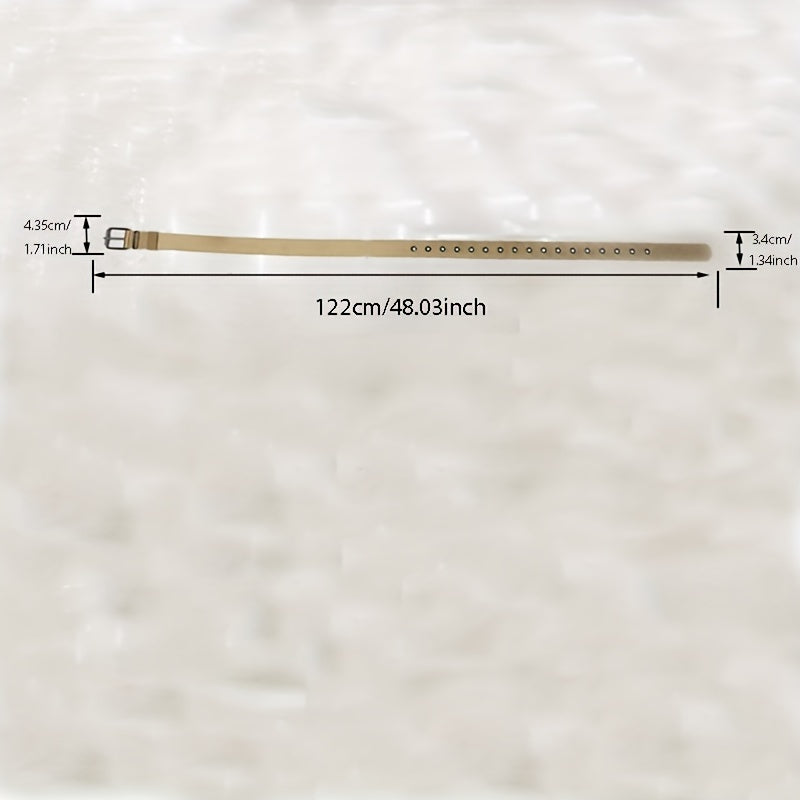 Breathable Nylon Fabric Belt Youth Pin Buckle Trousers Jeans Belt