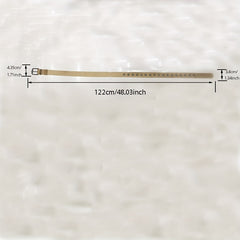 Breathable Nylon Fabric Belt Youth Pin Buckle Trousers Jeans Belt