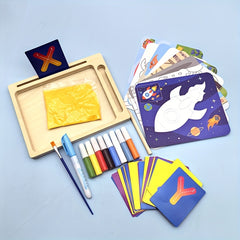 Sand Painting Drawing Board Paint on Sand Educational Toy