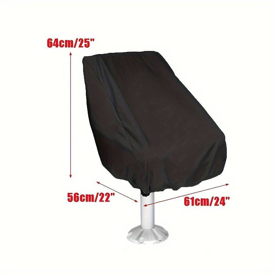 2pcs Waterproof Marine Seat Cover 56x61x64cm