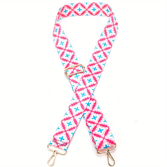 Rainbow Colorful Shoulder Strap Ethnic Style Replacement Purse Belt
