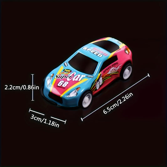 15pcs Pull Back Mini Race Cars for Kids Assorted Colors Metal Construction