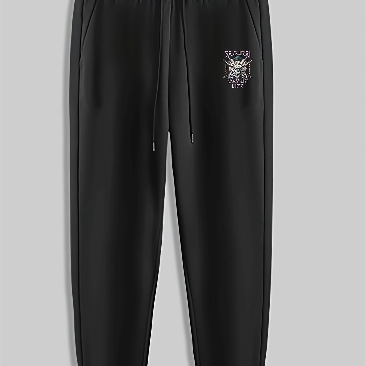 Skull Print Men's Sweatpants Loose Casual Trousers