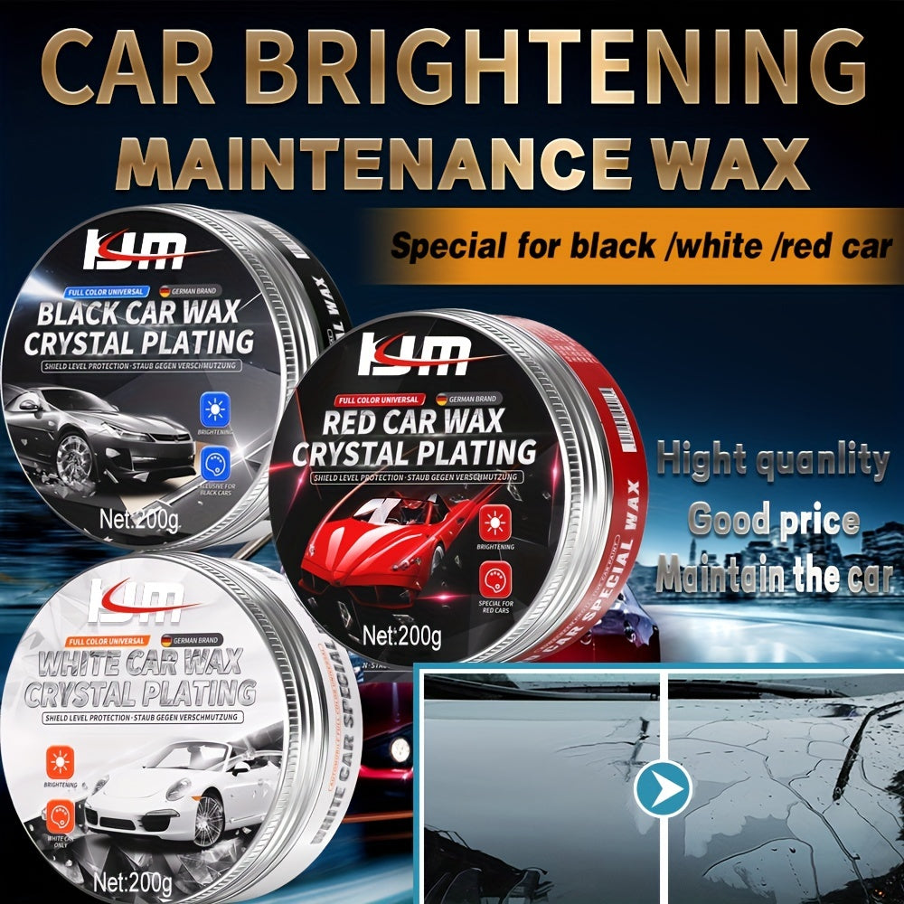 200g Car Polish Wax Makes Your Car Shine with Sponge