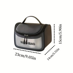 Waterproof Travel Wash Bag with Mesh Pocket