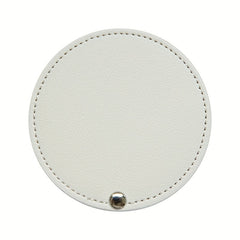 Compact Round Makeup Mirror with Cover Single Sided