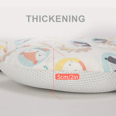 Child Safety Seat Cushion Winter Thick Warm Cotton Pad Pure Cotton