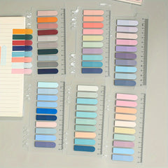 6 Styles Card PET Sticky Notes 200 Index Stickers Per Style 1 Set