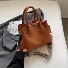 Vegan Leather Handbag Crossbody Satchel Purse