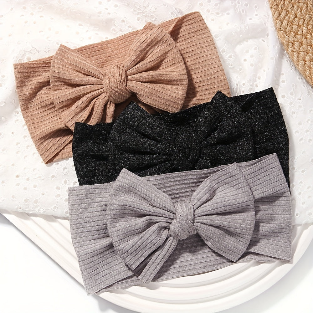 3pcs Bow Headband Hair Accessories for Baby Girls