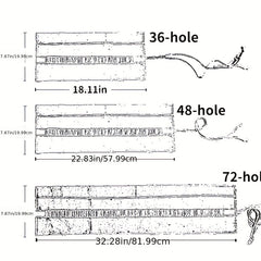 Pencil Roll Bag 12-108 Holes Art Pencil Case Student Stationery Storage Bag