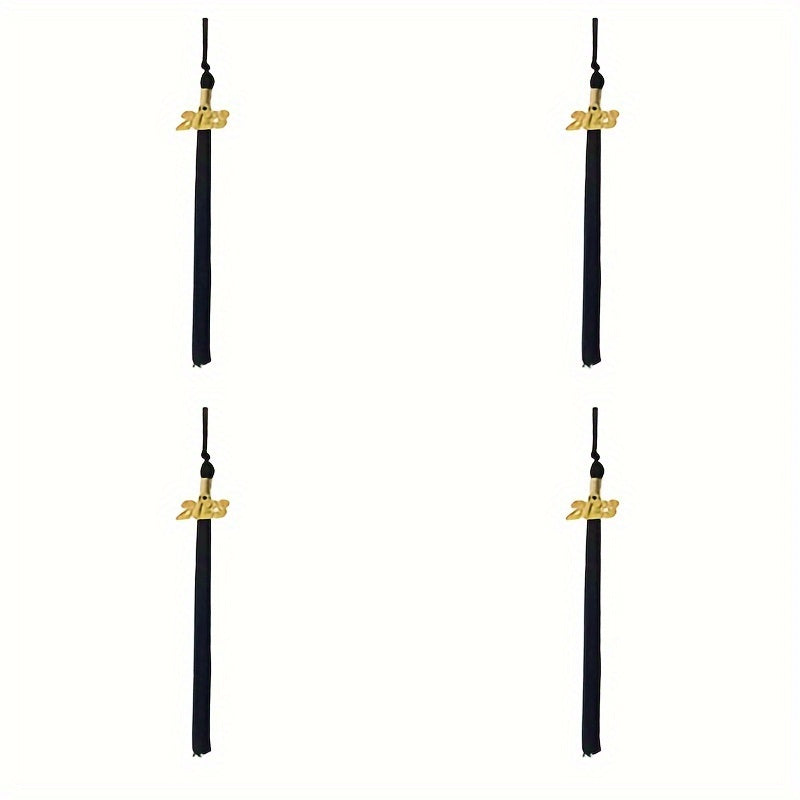 4pcs Polyester Rayon Doctor Hat Graduation Tassels