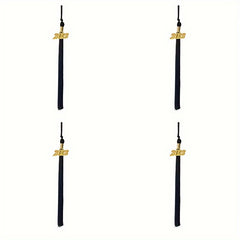 4pcs Polyester Rayon Doctor Hat Graduation Tassels