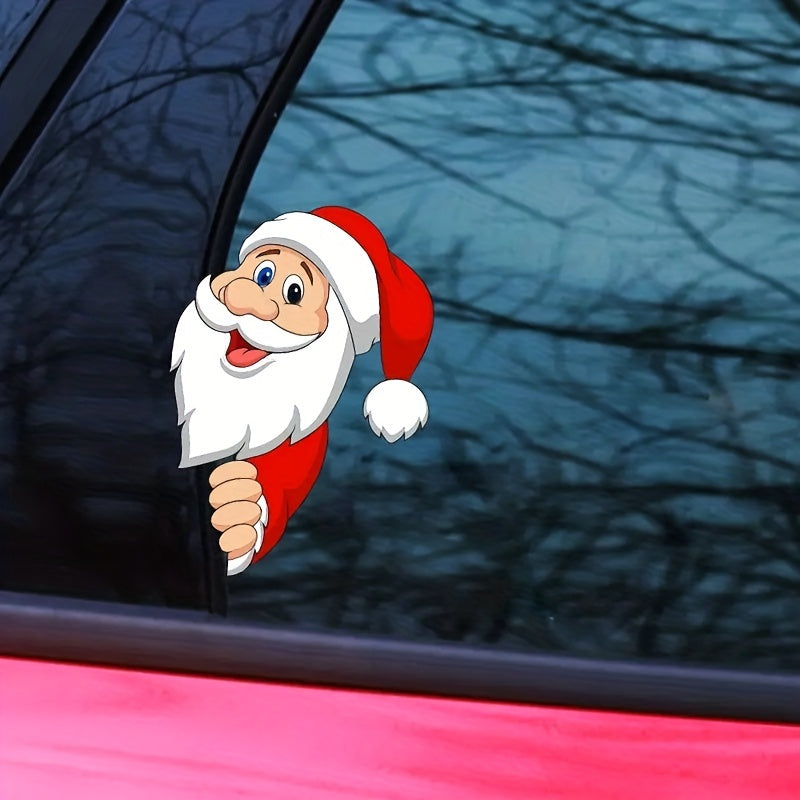 Christmas Festive Santa Claus Car Sticker