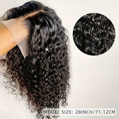 Kinky Curly T Part Lace Front Human Hair Wig