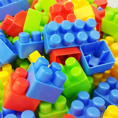 100pc Colorful Building Blocks Set Ages 3 DIY Construction Toy Gift