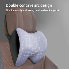 Memory Foam Car Neck Pillow Lumbar Support Set