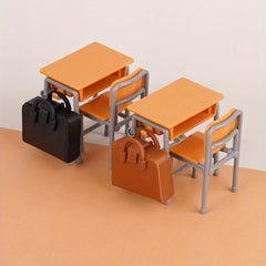 6pcs Mini Simulation Desk Set DIY Decoration Props