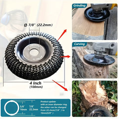 Wood Grinder Wheel Disc - Carving Abrasive For Woodworking