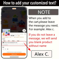 Personalized Waterproof Name Sticker for Kids School