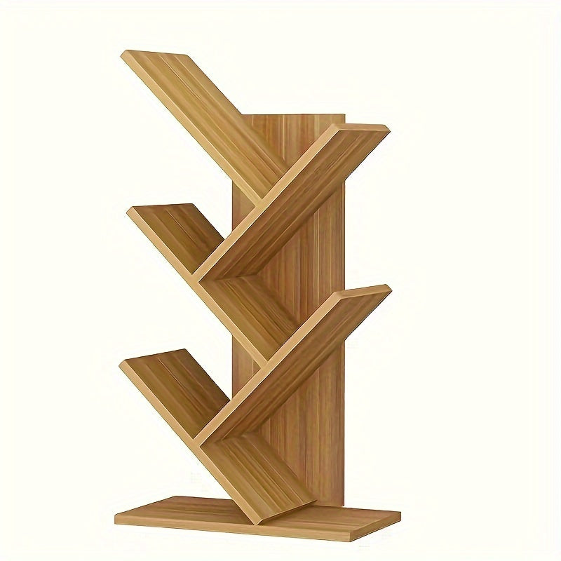 Wooden Desktop Bookshelves Display Unit