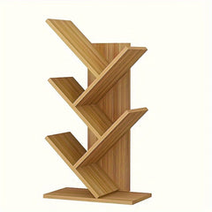 Wooden Desktop Bookshelves Display Unit