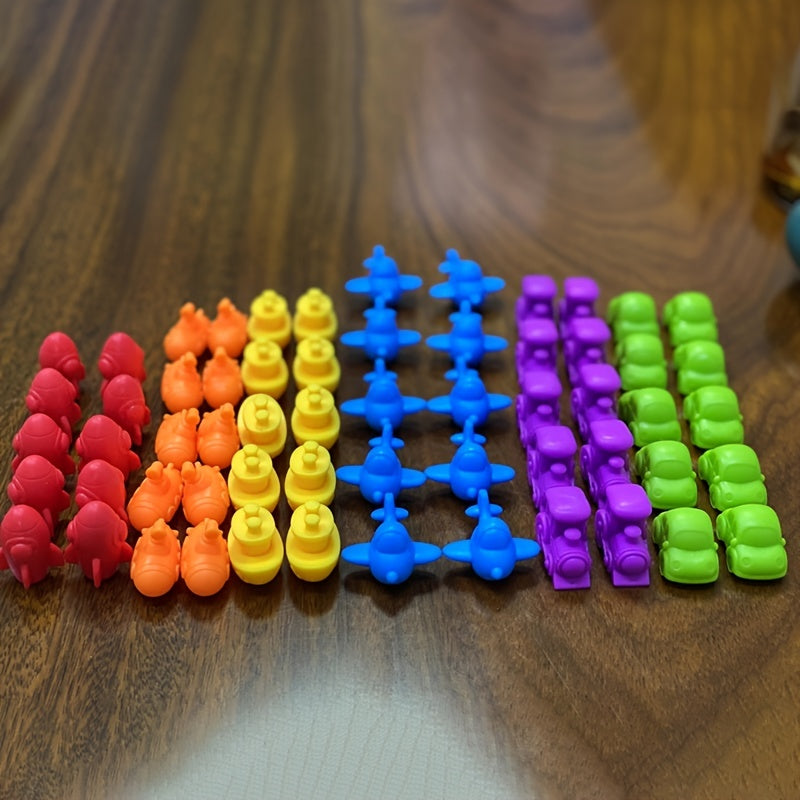 Rainbow Matching Game Animal Cognition Montessori Toy