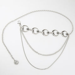 Moon Star Waist Chain For Women Vintage Belly Belt Body Chains