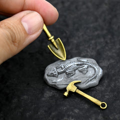 1:12 Scale Dino Excavation Set Miniatures for Dollhouse