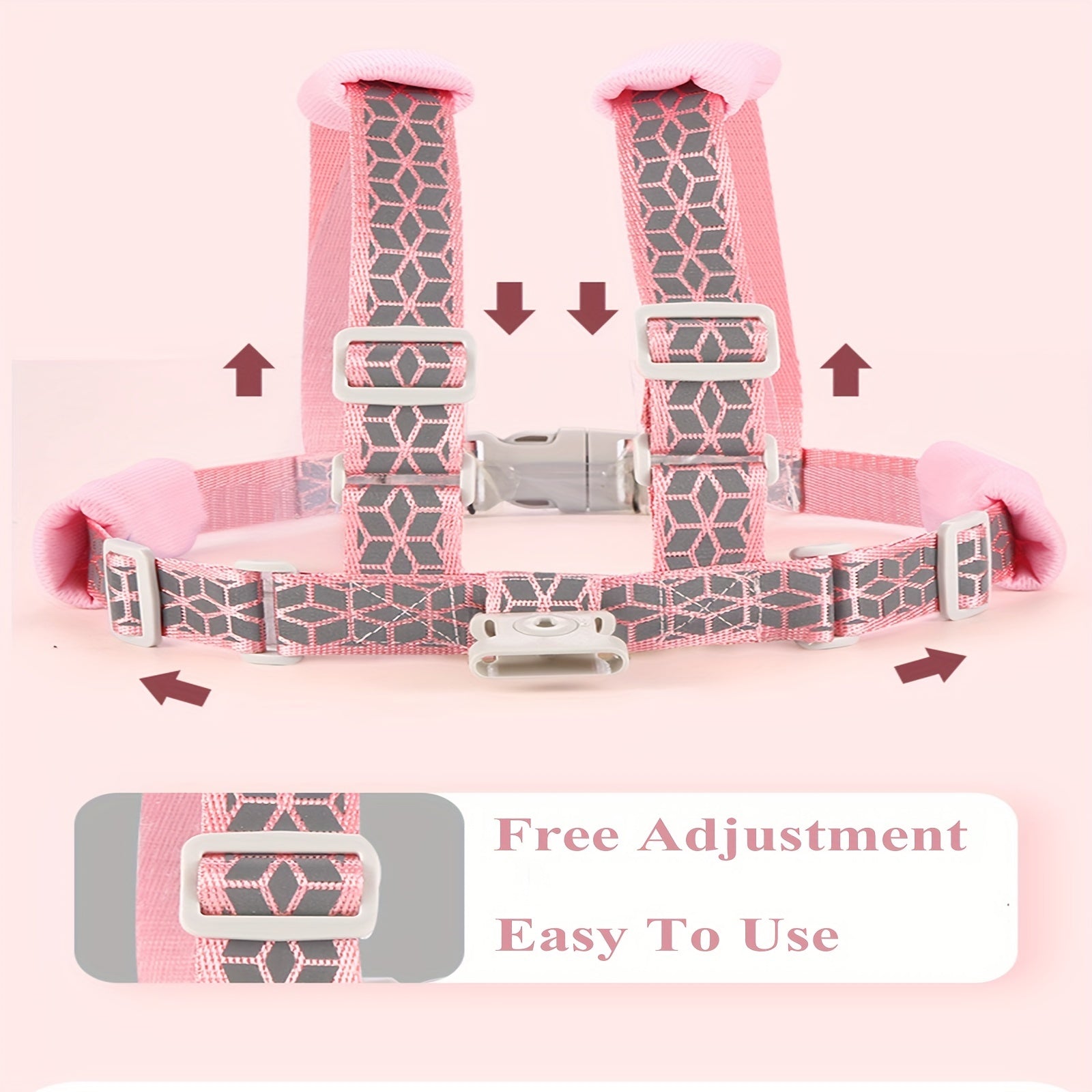 Toddler Harness Leash with Safety Key Lock Wristband