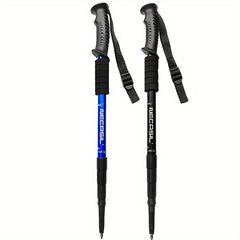 Aluminum 6061 4-section Straight Handle Climbing Stick