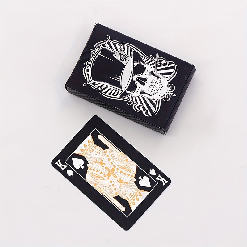 54 Foil PVC Waterproof Playing Cards Set for Card and Board Games
