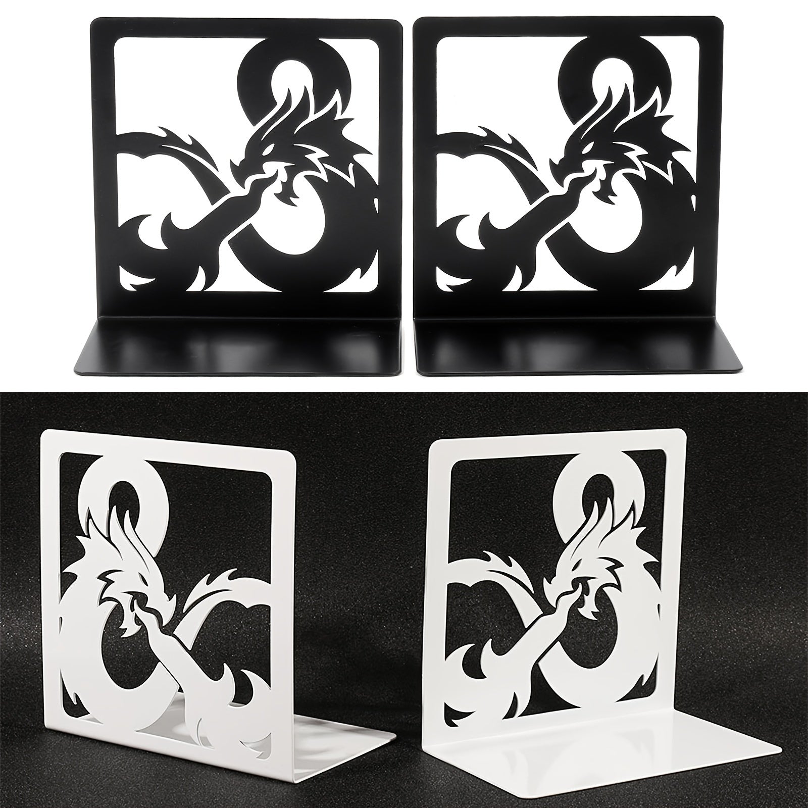 Dragon Bookcase Desktop Bookstand Light Office Student Desktop Book Stationery
