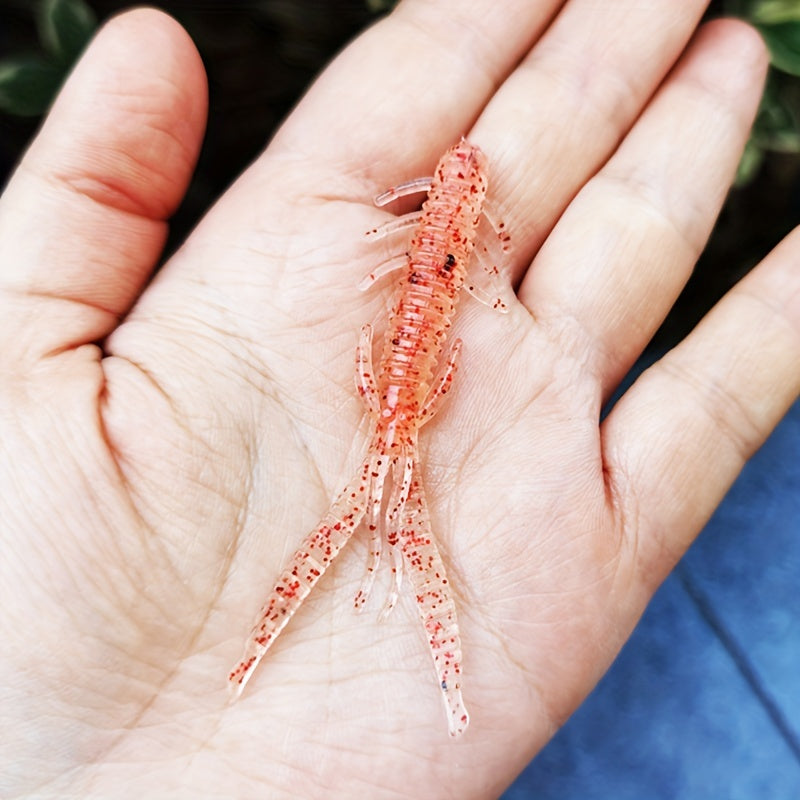 10pcs Soft Bait Artificial Worm Lure Fishing Tackle