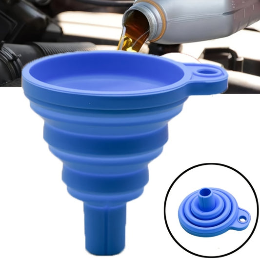 Large Car Engine Funnel Universal Silicone Liquid Funnel Foldable Portable