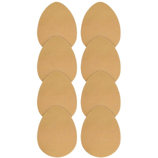 Non Slip Shoe Pads Adhesive Shoe Sole Protectors Yellow 4 Pairs