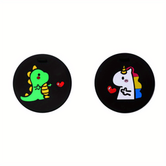2 Piece Cartoon Water Coaster Car Cup Slot Mats