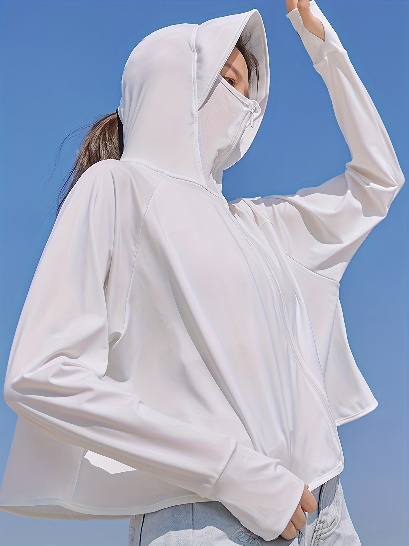 Women's UV Protection Hooded Coat for Outdoor Sports