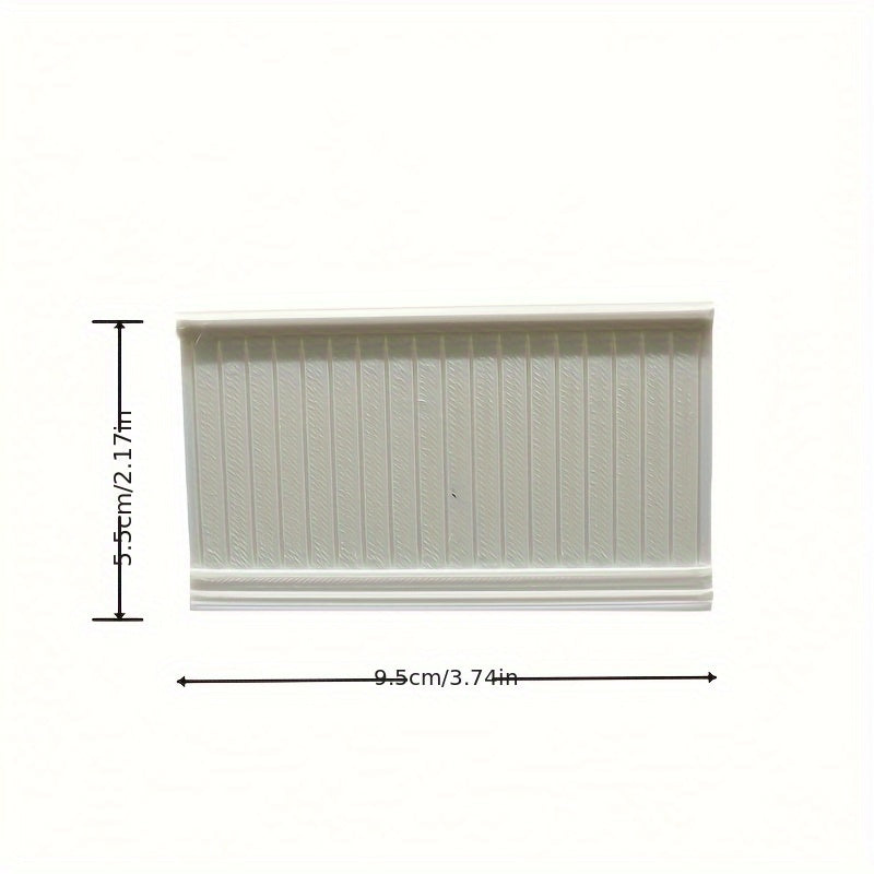 1:12 Scale Mini Wall Paneling Model 3D Stereo Wall Decal for Dollhouse