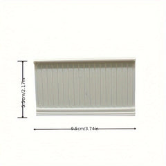 1:12 Scale Mini Wall Paneling Model 3D Stereo Wall Decal for Dollhouse