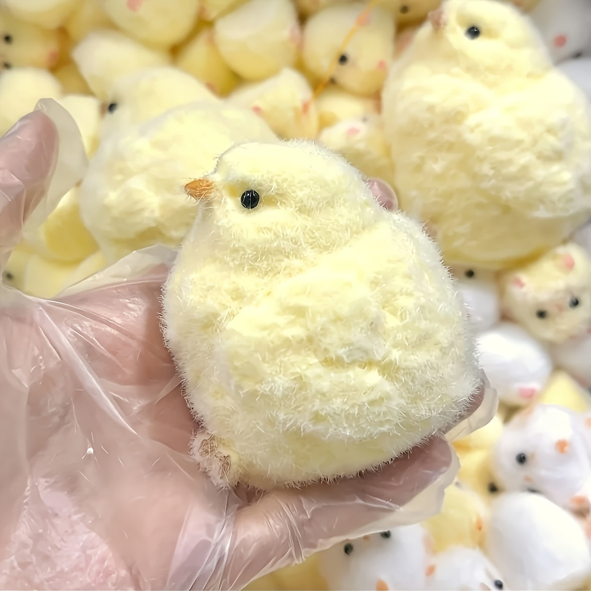 Fluffy Chick Squeeze Toys - Relaxing Fidget Toys