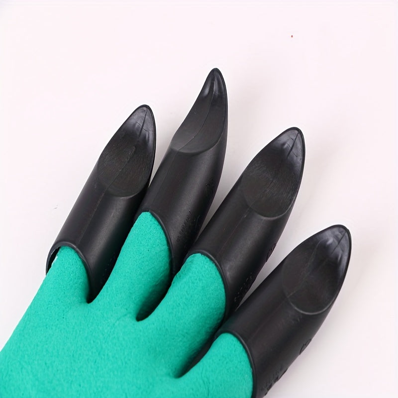 Garden Gloves for Digging Planting Weeding Seeding Protect Nails & Finger