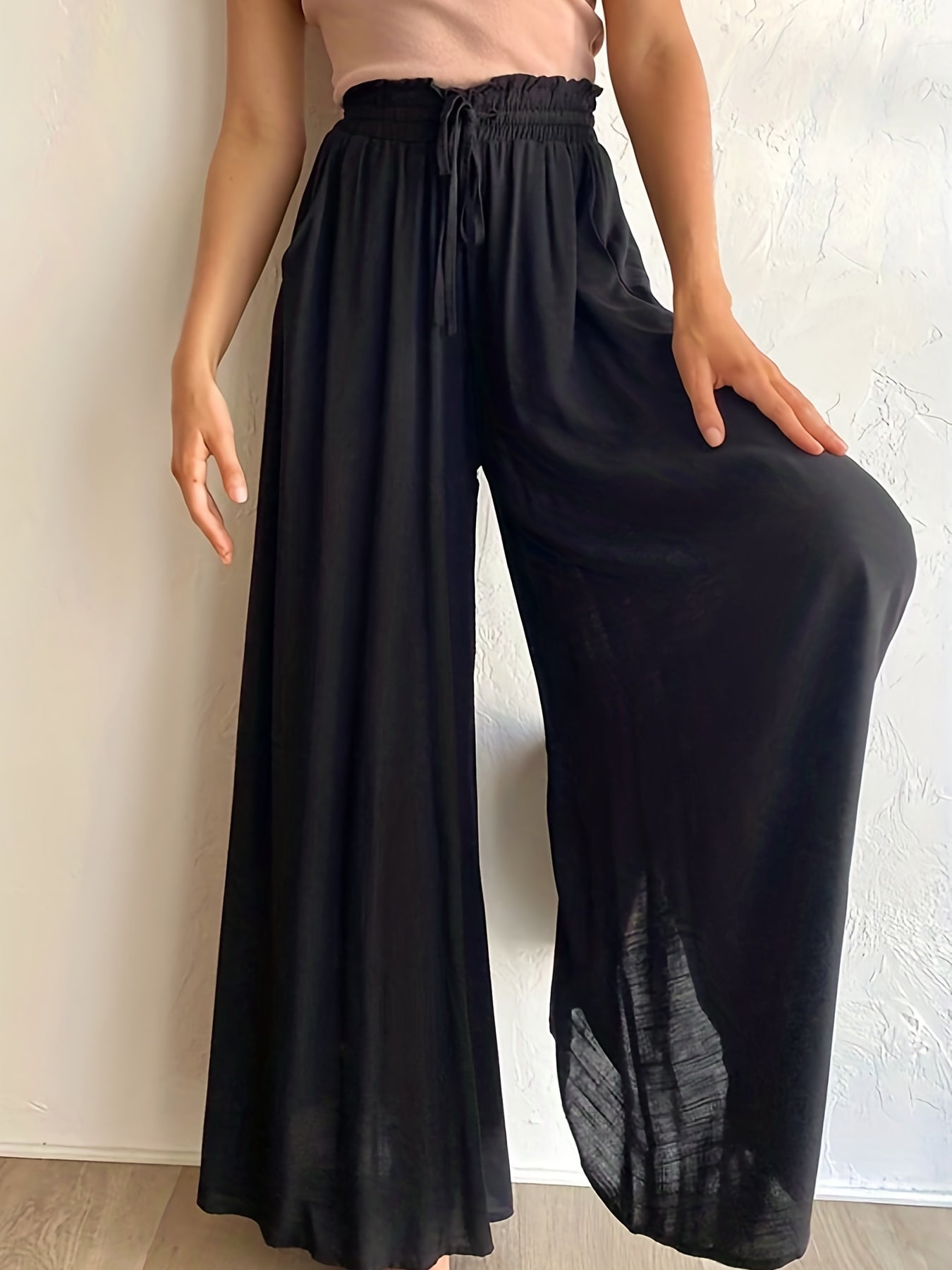 Wide Leg Pants Casual Loose Pants For Spring & Summer