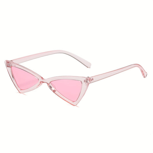 Y2K Triangle Frame Sunglasses Sun Protection for Girls