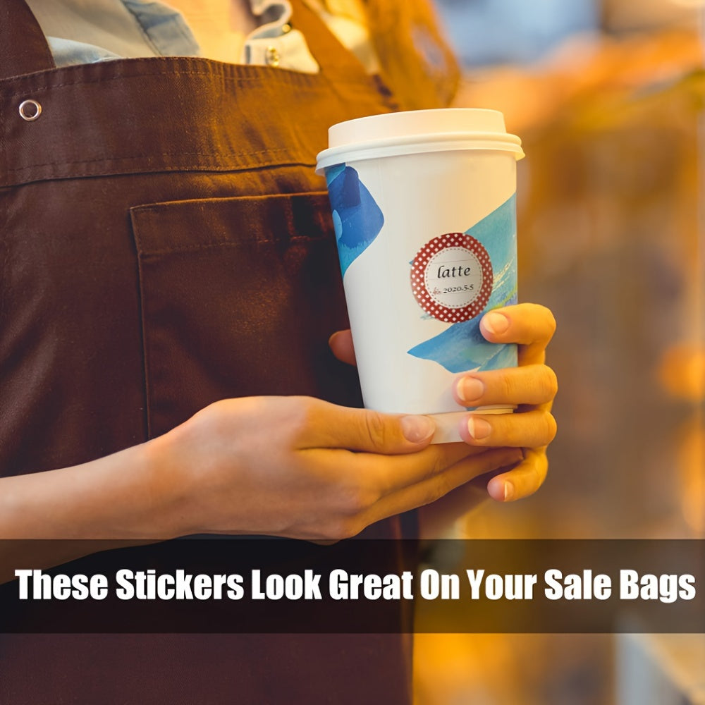 120pcs Canning Label Stickers Multicolored Self Adhesive Stickers For Jar Lids