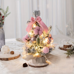 Mini Christmas Tree Tabletop Ornament Home Party Decoration