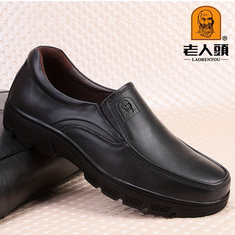 LAORENTOU Men's Leather Loafer Shoes Lightweight Driving Shoes